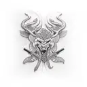 hunting tattoo tattoo design idea