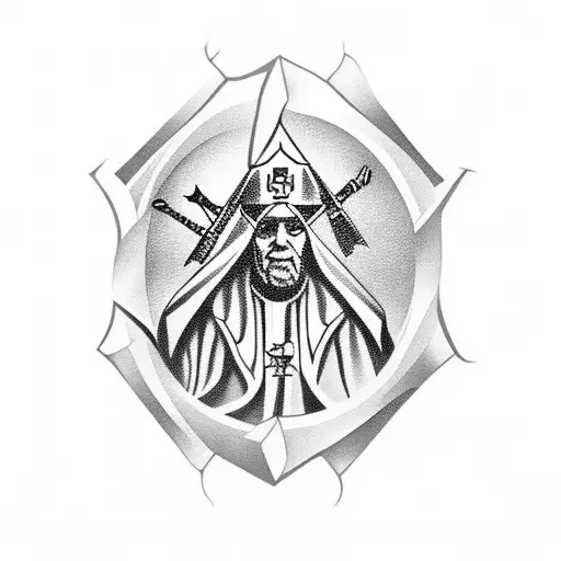 bishop chess tattoo design idea