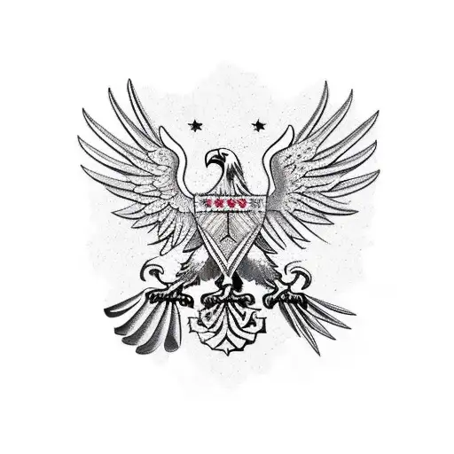 German eagle  tattoo design idea