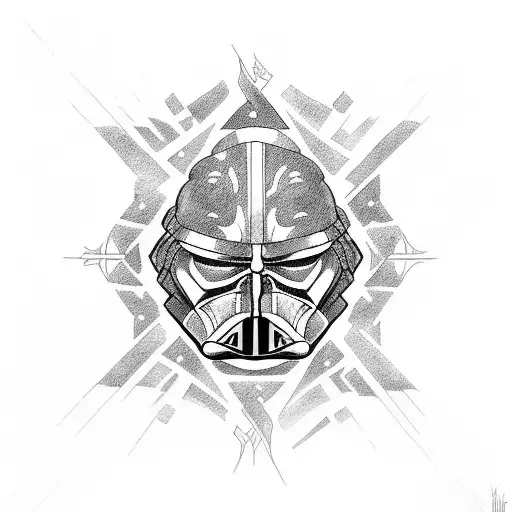 sith and jedi tattoo design idea