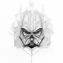 sith and jedi tattoo design idea