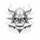 sith and jedi tattoo design idea