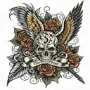 Fuck your opinion tattoo design idea