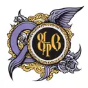 omega psi phi omega text tattoo design idea