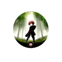 Forest destiny  tattoo design idea