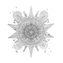 Shining Star  tattoo design idea