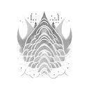 A digital marketing graph transforming into a wave tattoo design idea