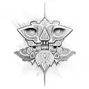 mayan theme for half sleeve tattoo design idea