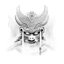 mayan warrior  tattoo design idea