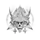 mayan theme  tattoo design idea