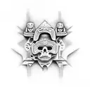 mayan theme  tattoo design idea