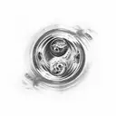 blackhole matching tattoo siblings tattoo design idea