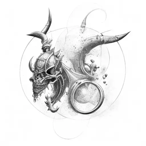 alchemist symbols tattoo design idea