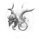 alchemist symbols tattoo design idea