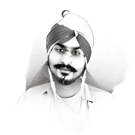 sidhu moosewala tattoo design idea