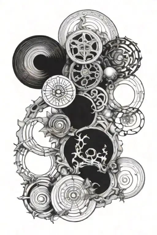 dantes inferno 9 circles each representing different aspects tattoo design idea