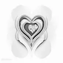 A symbolic design of two puzzle pieces coming together to form a heart, representing the client's strong bond with their boyfriend tattoo design idea