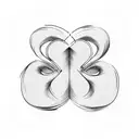 A symbolic design of two puzzle pieces coming together to form a heart, representing the client's strong bond with their boyfriend tattoo design idea