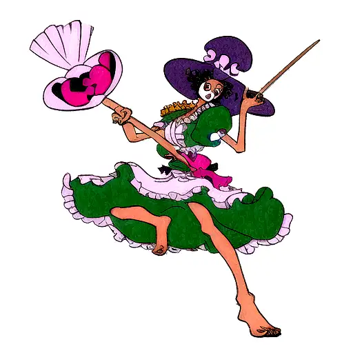 brook from one piece tattoo design idea