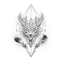 Duality tattoo design idea