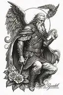 St. Raphael  tattoo design idea