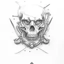 nautical badass tattoo design idea