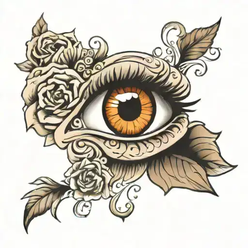 small tattoo for loved one eye tattoo design idea