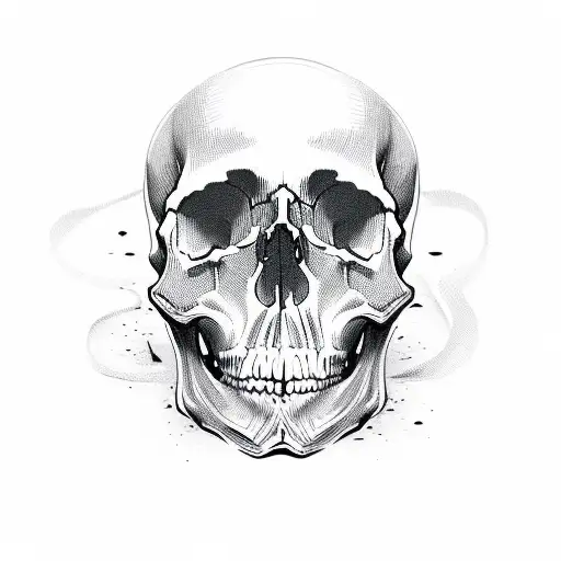 skull jiu jitsu tattoo design idea