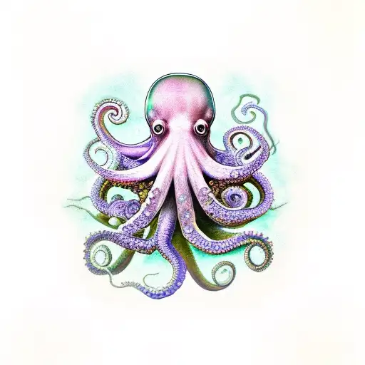 octopus tentacles tattoo design idea