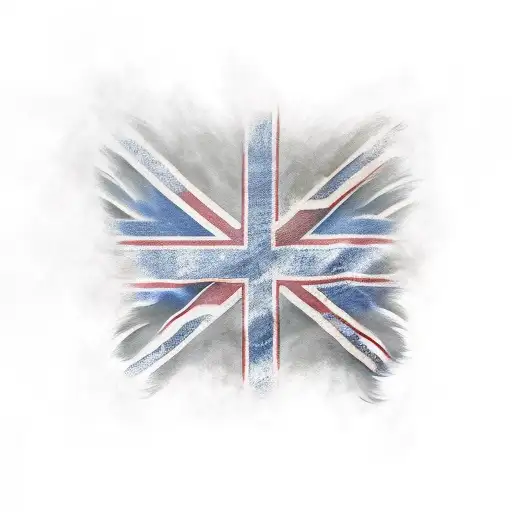 flag of scotland tattoo design idea