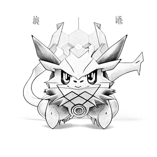 Clawitzer Pokémon tattoo design idea