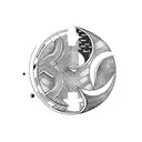 chevron tattoo design idea