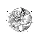 chevron tattoo design idea