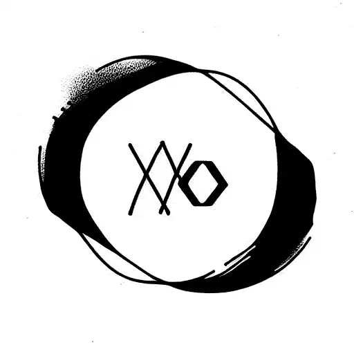 xoxo tattoo design idea