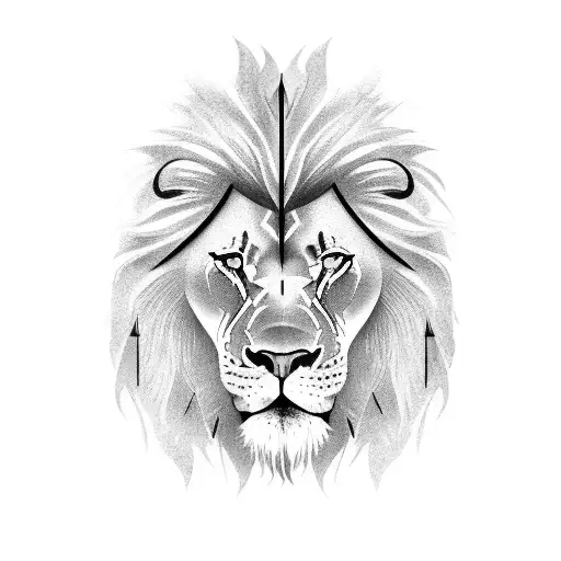 gladiator and lion tattoo tattoo design idea