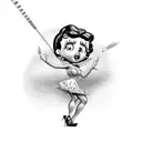 betty boop tattoo design idea