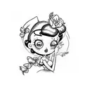 betty boop tattoo design idea