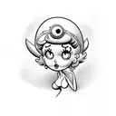betty boop tattoo design idea