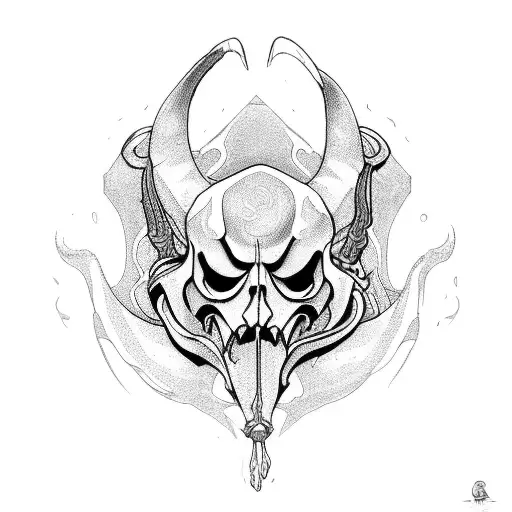 Cerberus and Reaper tattoo design idea