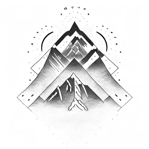 Everest  tattoo design idea