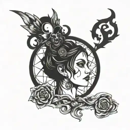 hecate tattoo design idea
