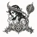 hecate tattoo design idea