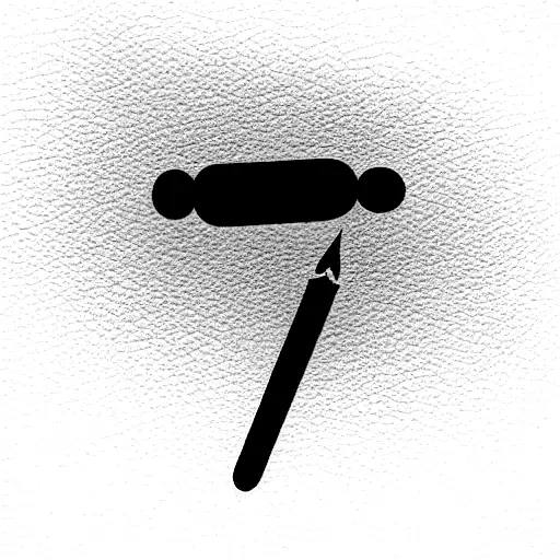 match stick  tattoo design idea