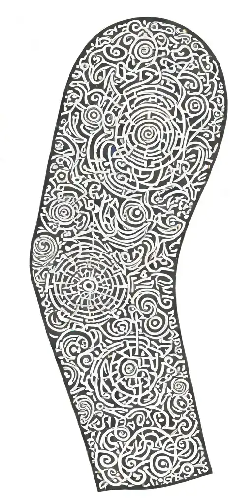 Anxiety tattoo design idea