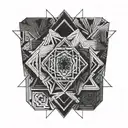 Anxiety tattoo design idea