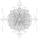 grapevine tattoo design idea