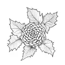 grapevine tattoo design idea