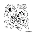 grapevine tattoo design idea