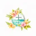 unique Christian tattoo design idea