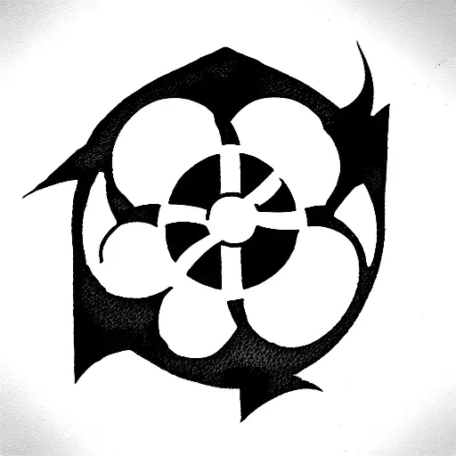 Biohazard Logo tattoo design idea